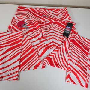 L Zubaz NFL Women's Cleveland Browns Zebra Leggings
